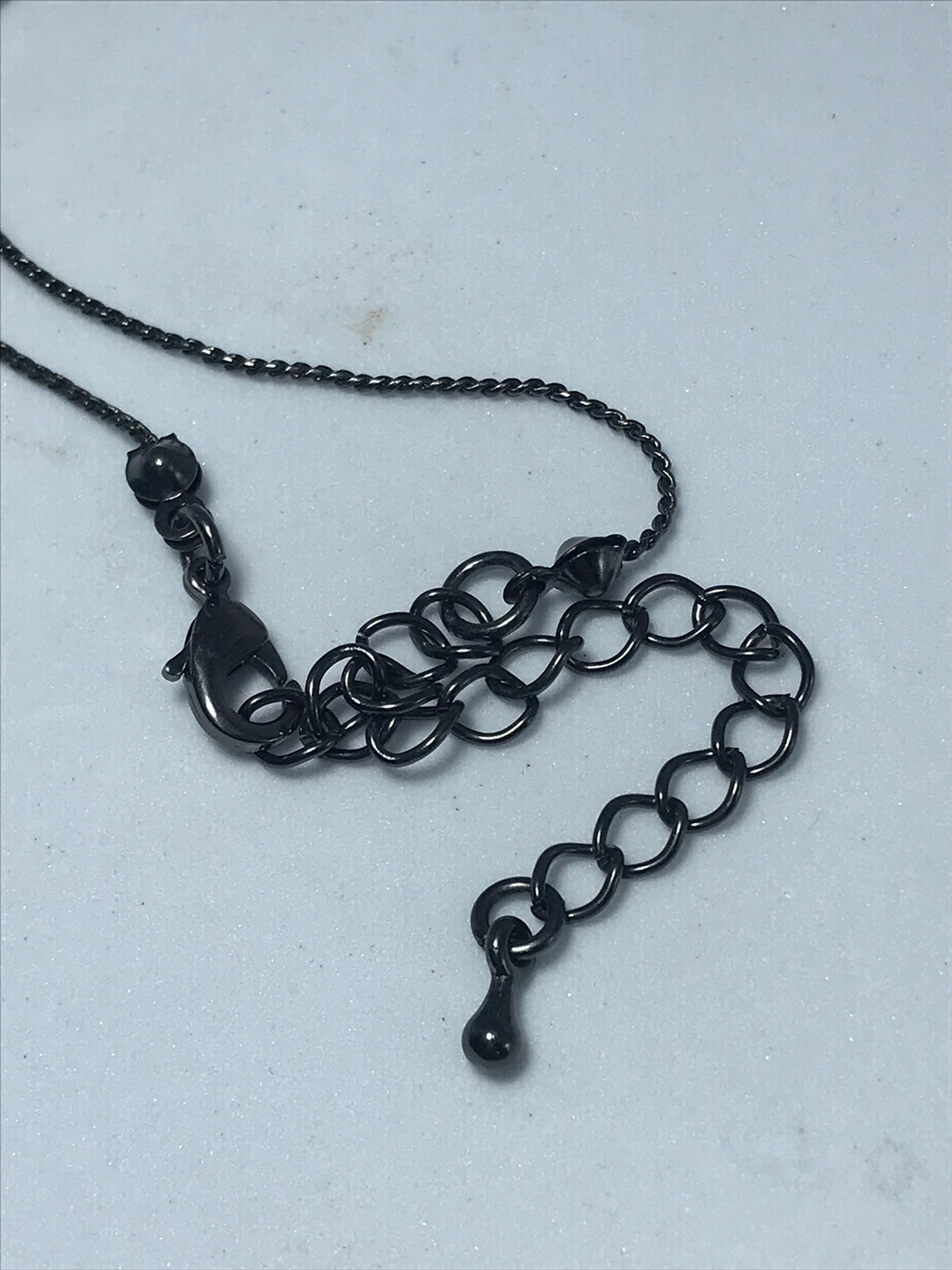3 Glass Heart Pendant Necklaces Unmarked 18″ Chain Assorted Styles See Images