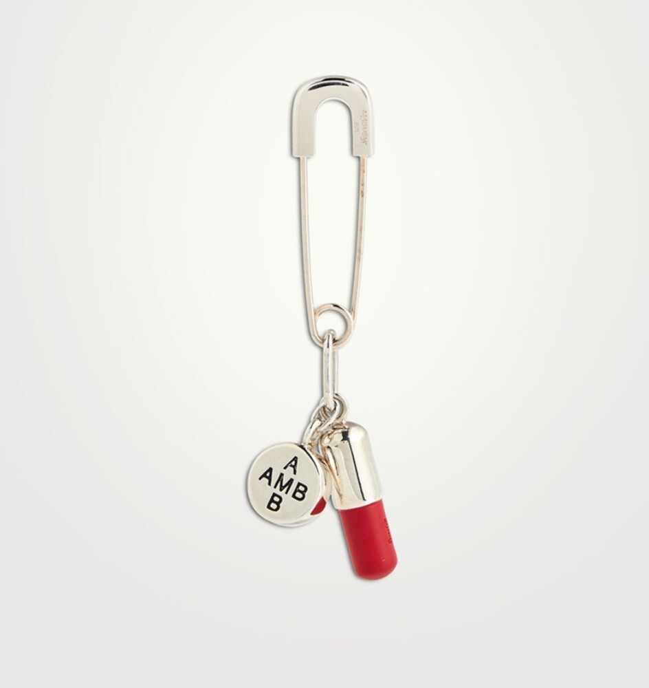 AMBUSH Sterling Silver Pill Charm Earring – UNISEX