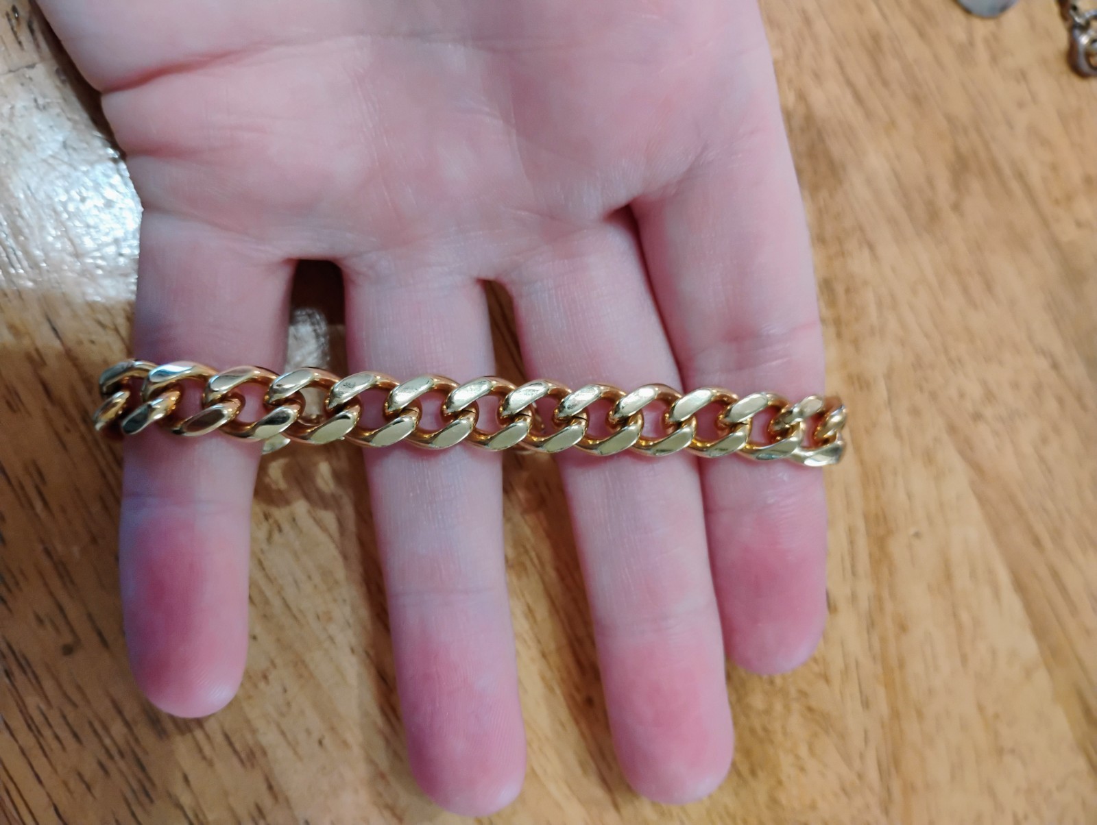 Thick 8 inch bracelet
