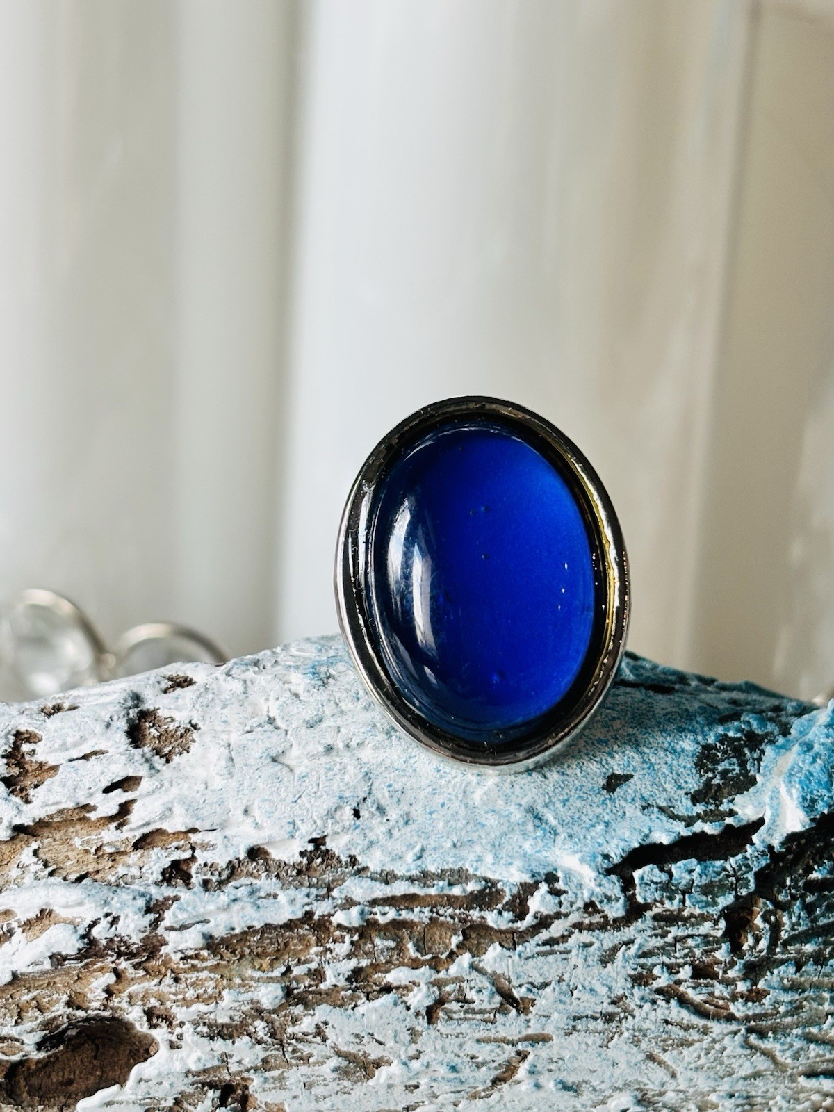 Adjustable Oval Mood Ring Multi Color Ring Anillo De Humor Fashion Jewelry
