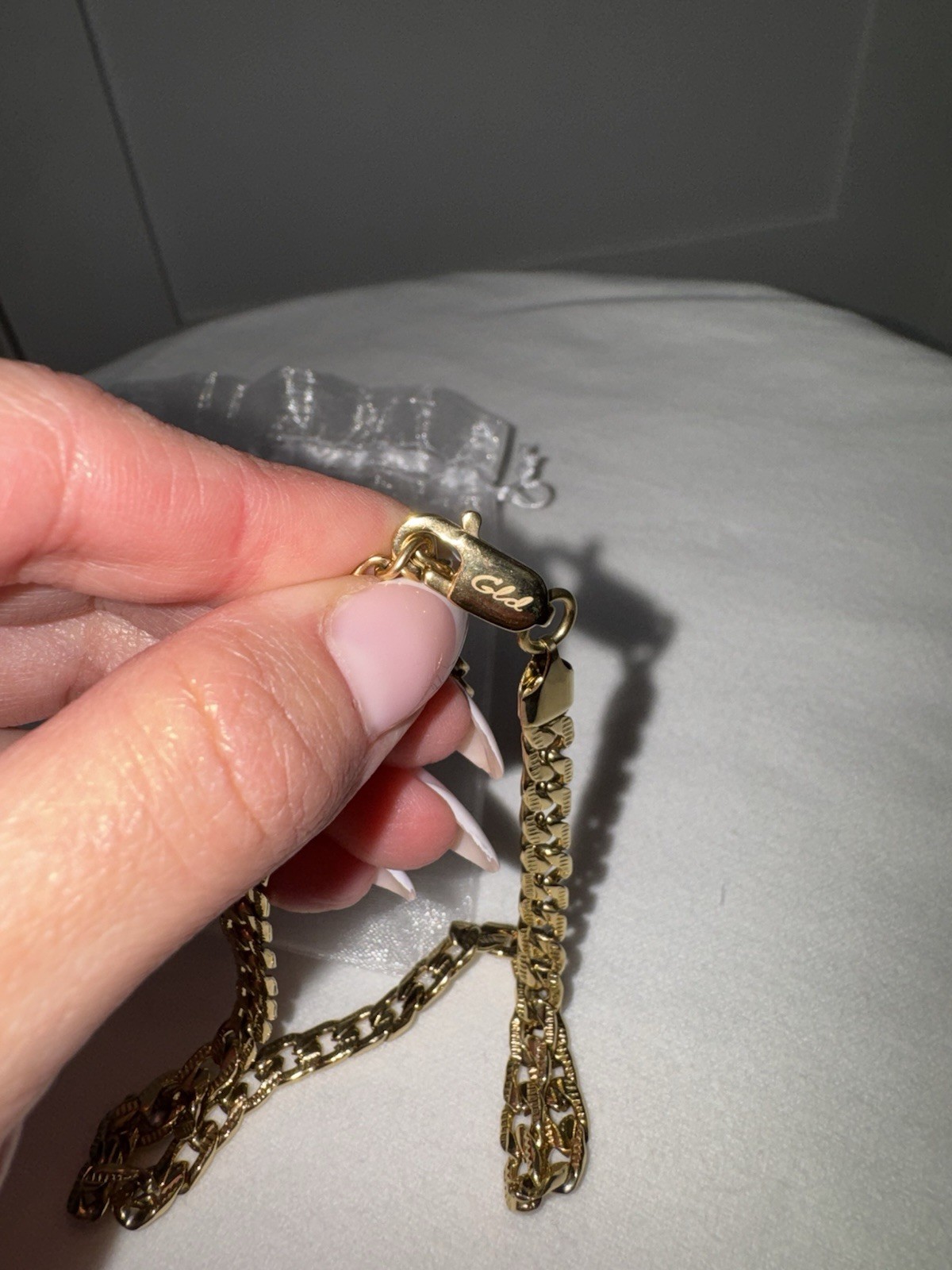 GLD Shop 5mm Fígaro Link Choker/OS