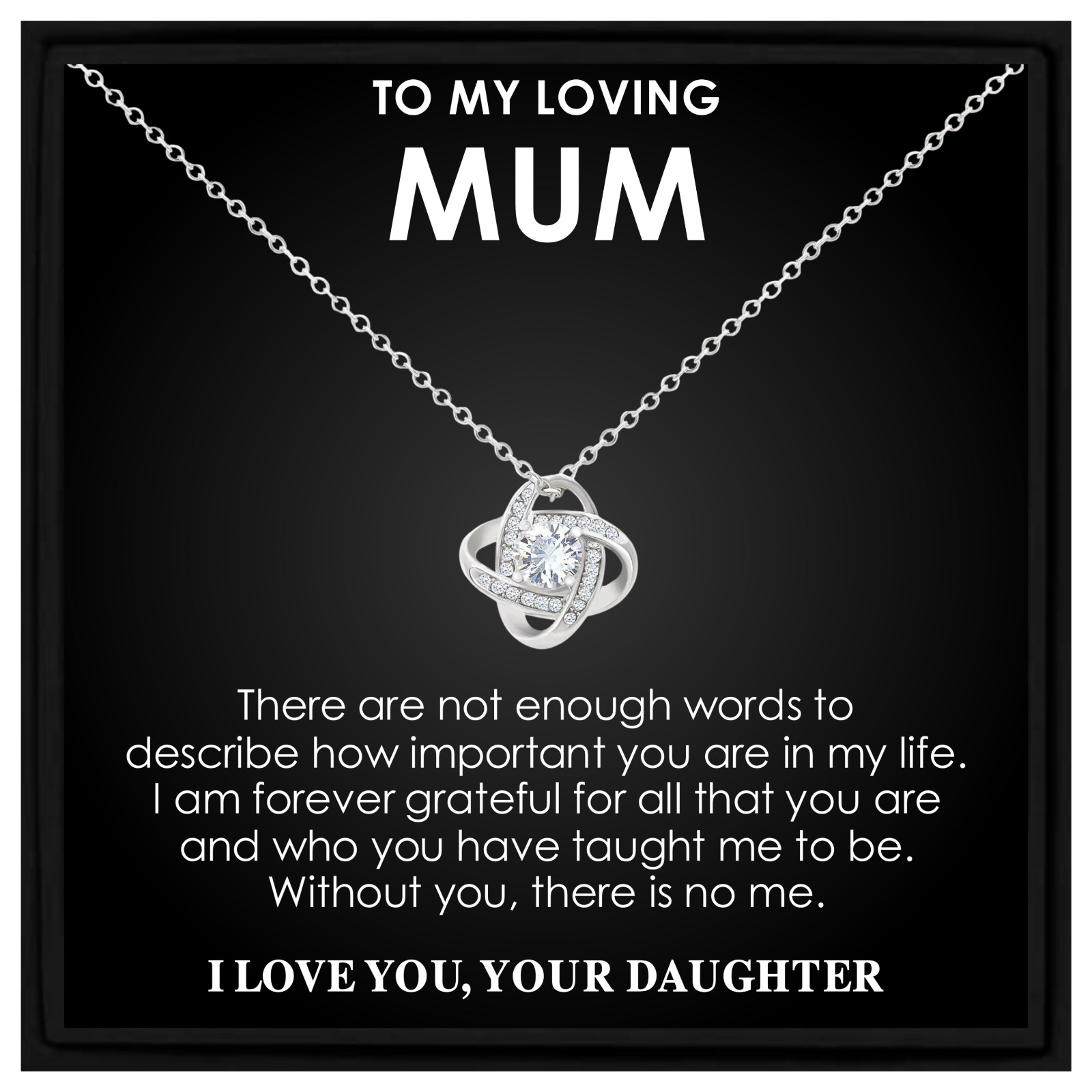 Mum Necklace Gift from Daughter Gift Birthday Christmas Mother’s Day Jewellery