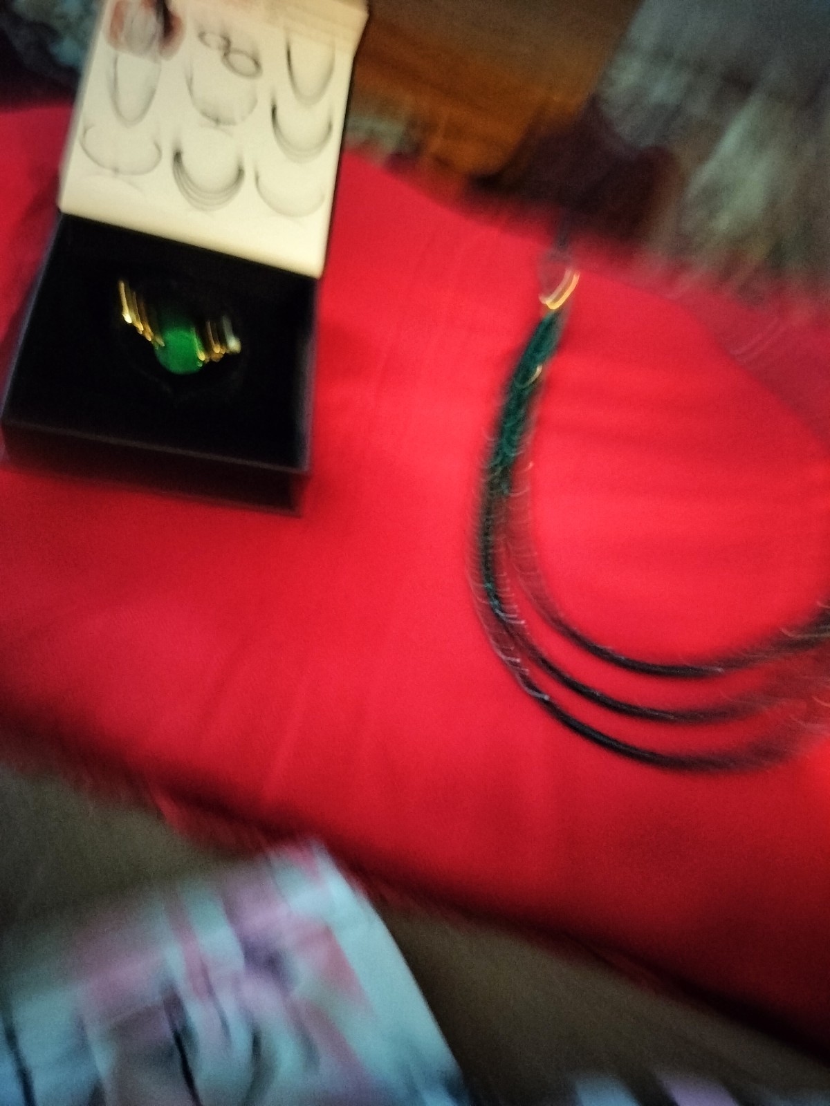 Maria Nicola 10-way Emerald Green Crystal Necklace plus matching Charm