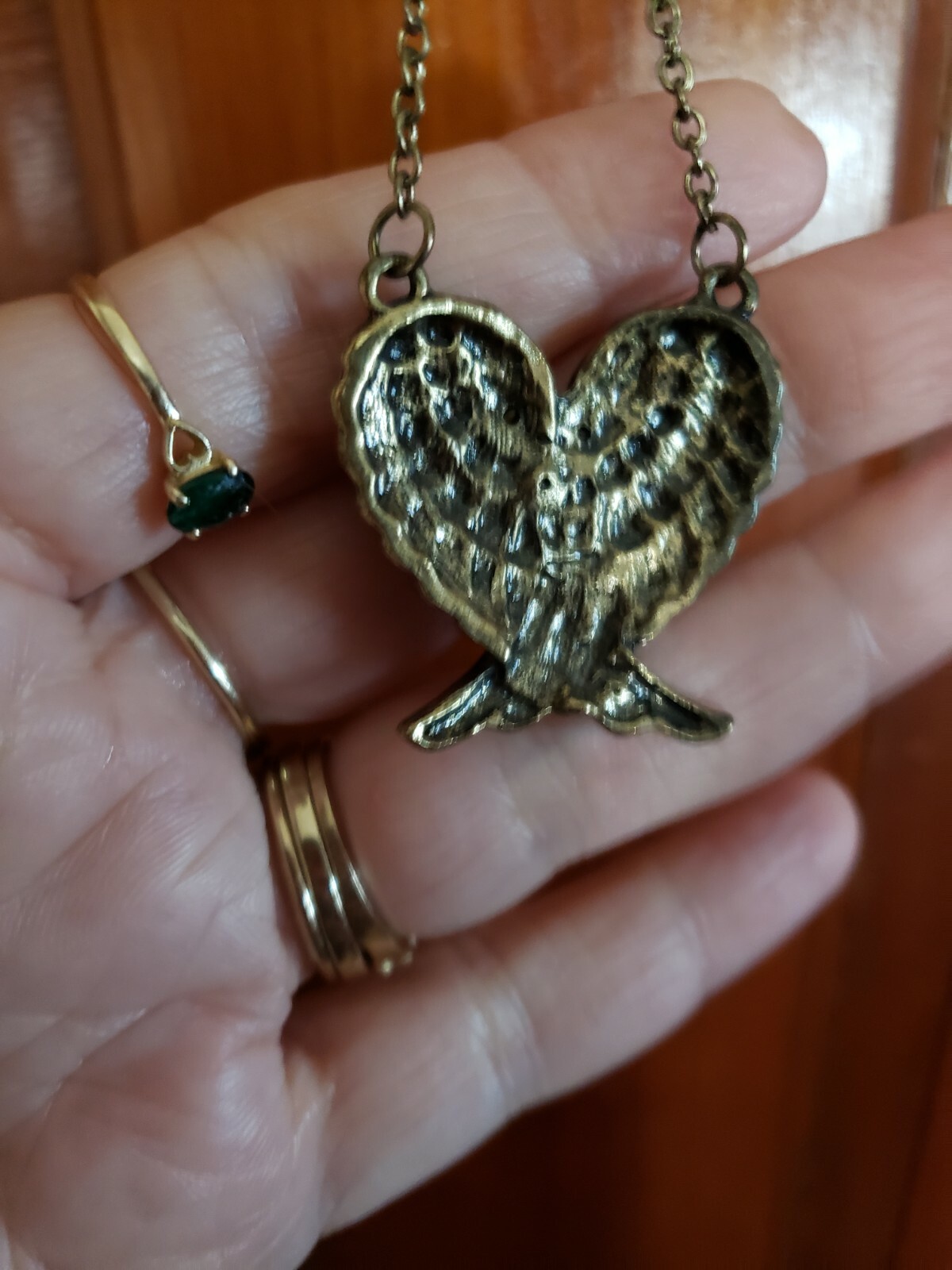 Angel Wings Necklace Religious Spiritual Angelic Jewelry