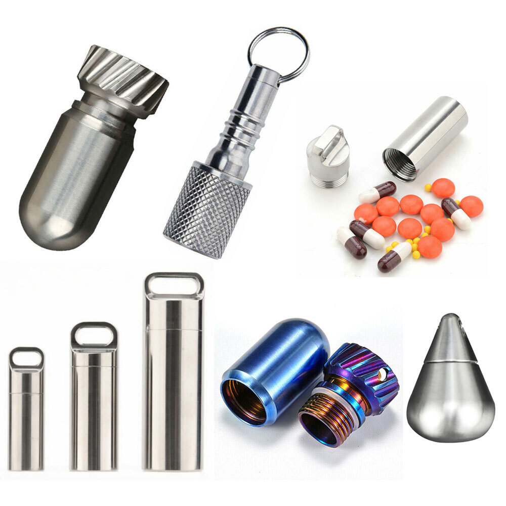 Lightweight Pendant Necklace Pendant Keepsake EDC Capsule Medicine Outdoor Tools