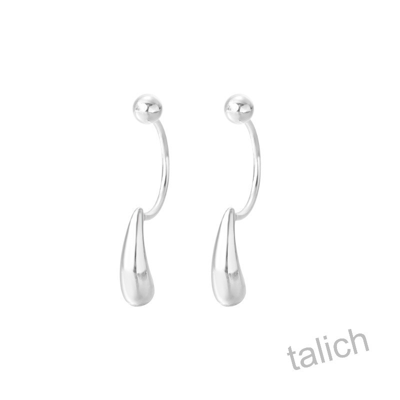 999 Fine Silver Organic Tiny Dew Drop Earrings Jacket Ball Screw Back Minimal