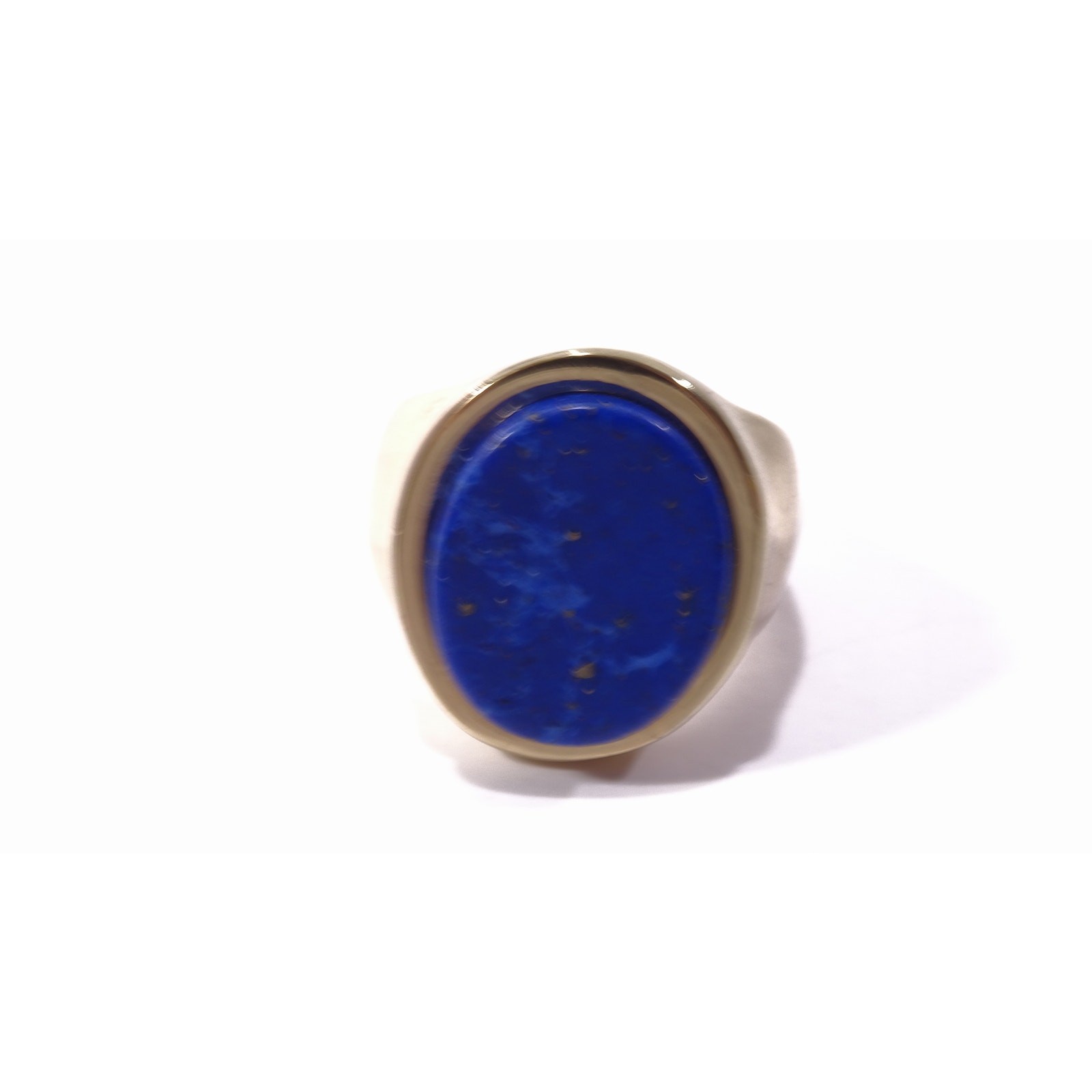 Banana Republic Women’s Blue Lapis Oval Shiny Signet Ring Sz 6 NWT 45