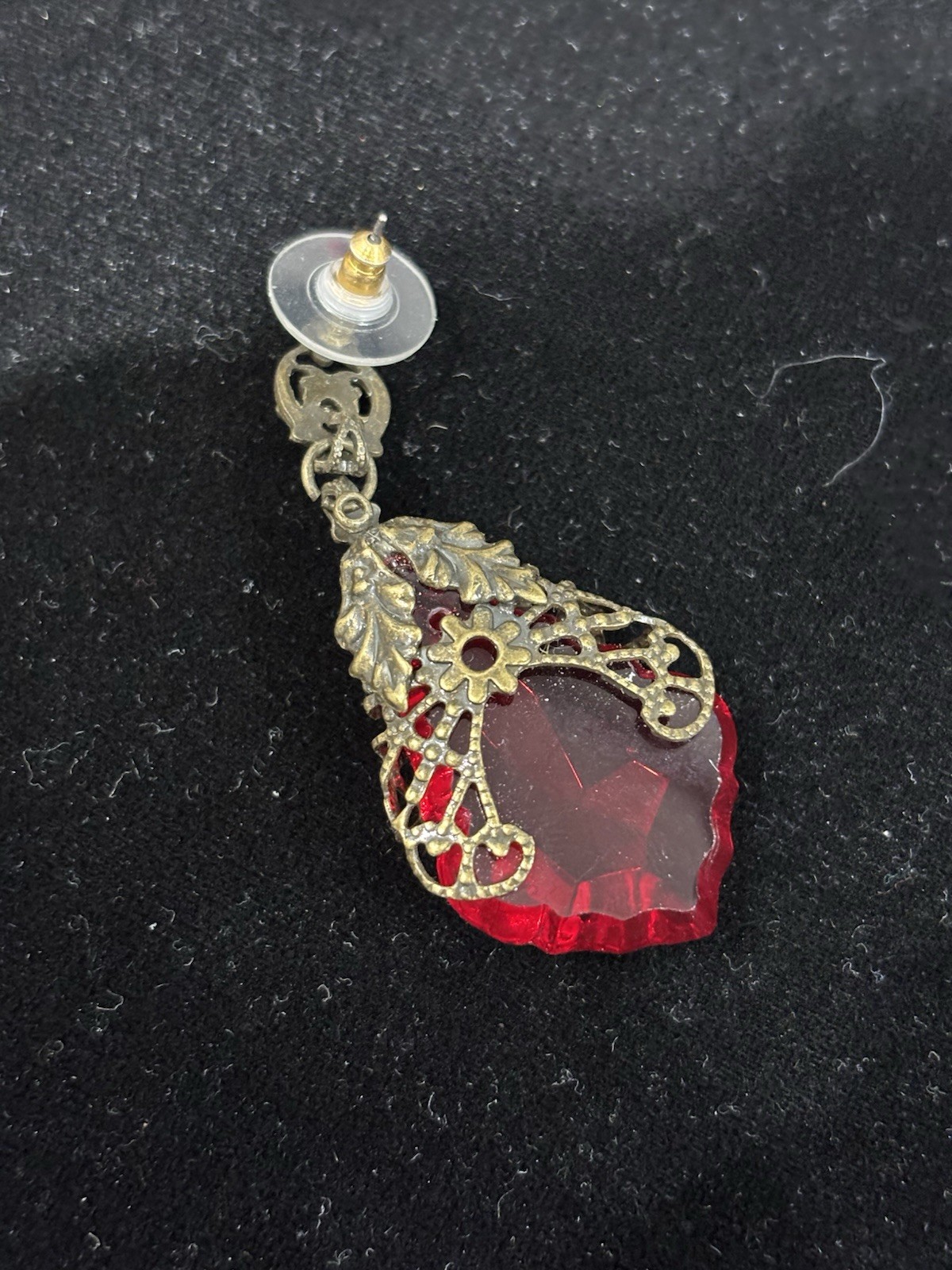 Sweet Romance Art Nouveau Gothic Inspired Earrings And Necklace Set.