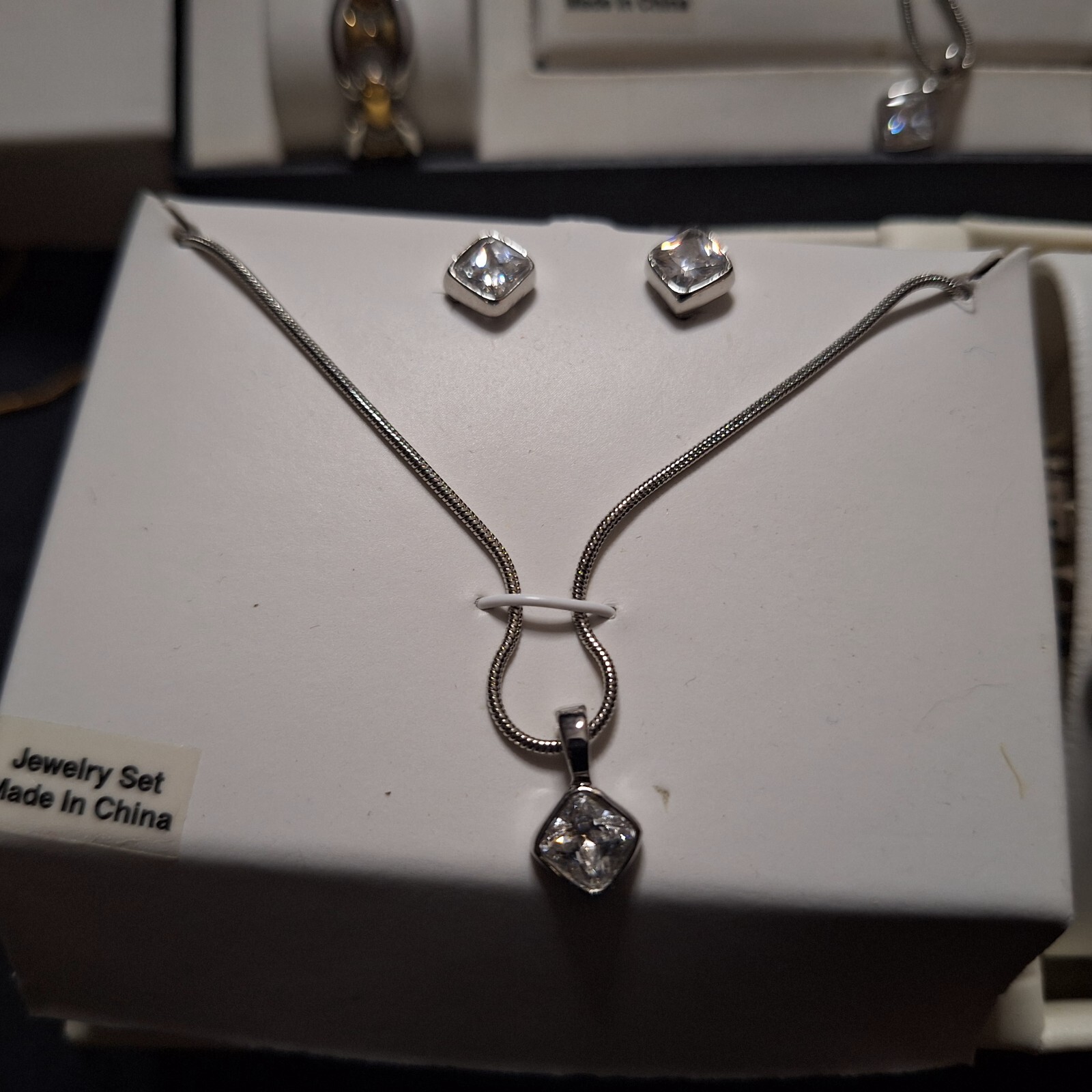 Vtg Natalie St. Claire watch earring necklace sets and other jewelry set
