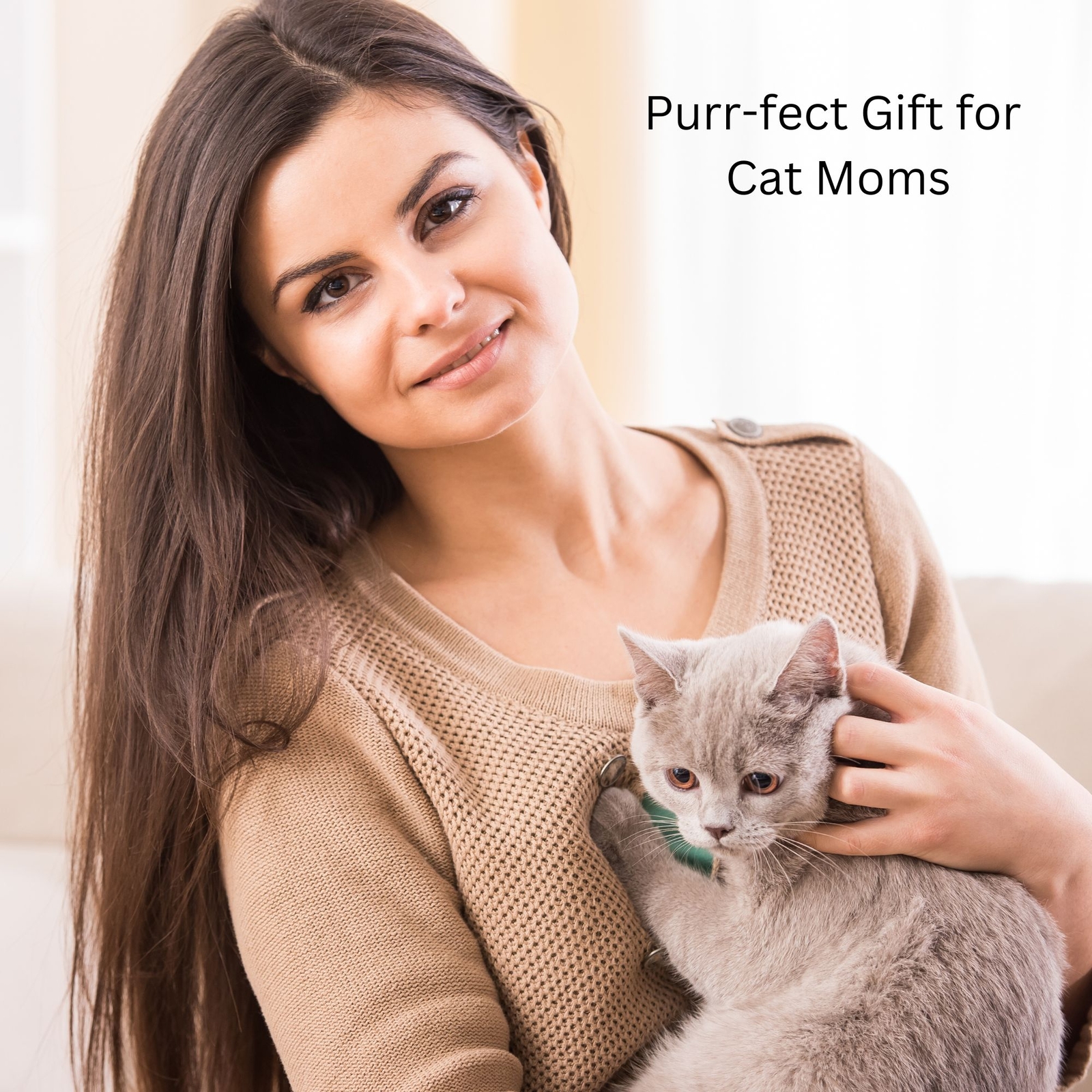 Kitty Cat on Moon Pendant Necklace for Women Sterling Silver Ginger Lyne Coll…