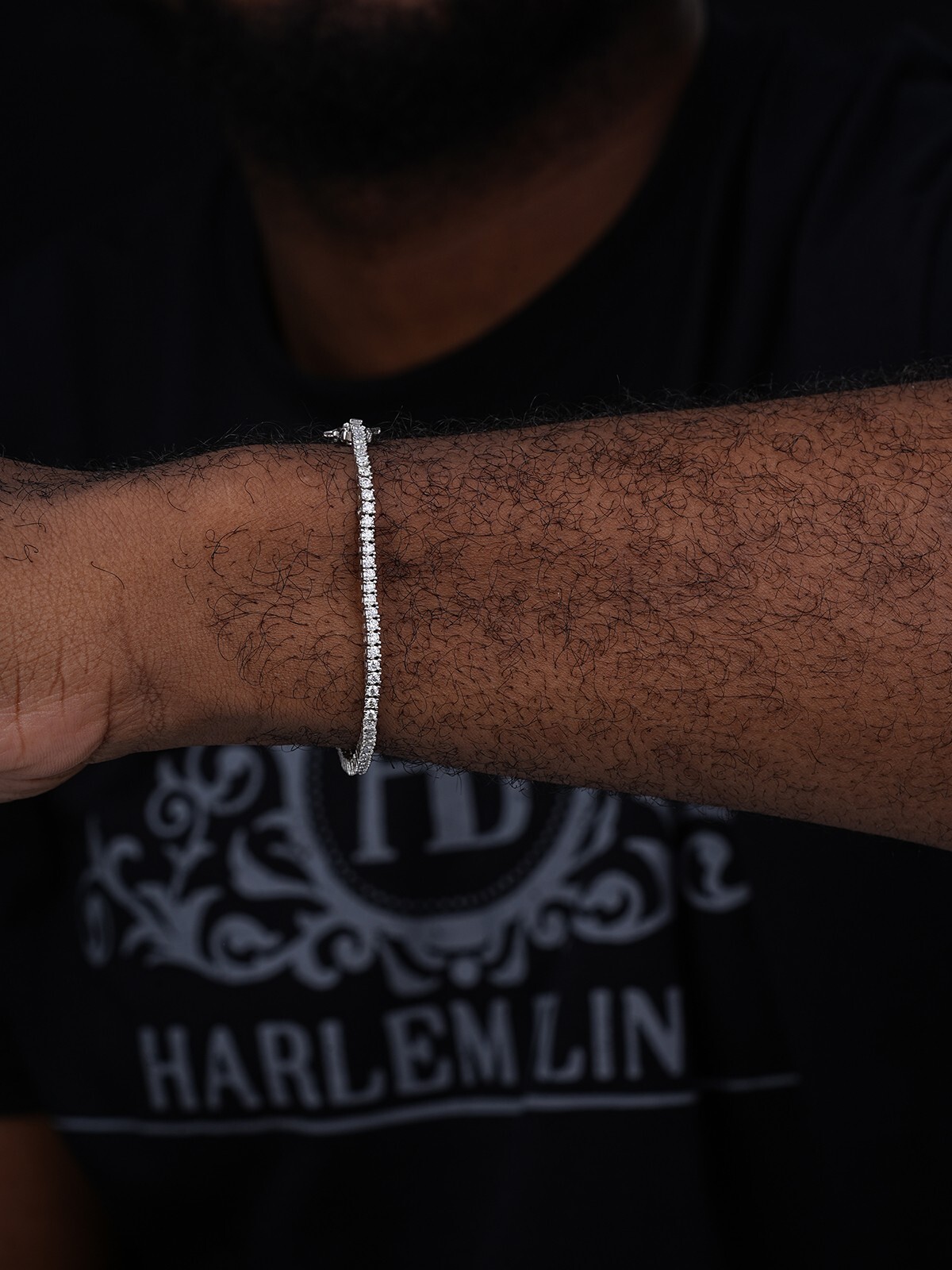 Real 925 Sterling Silver 2mm Tennis Bracelet CZ 6-8.5″ Mens Or Ladies Iced