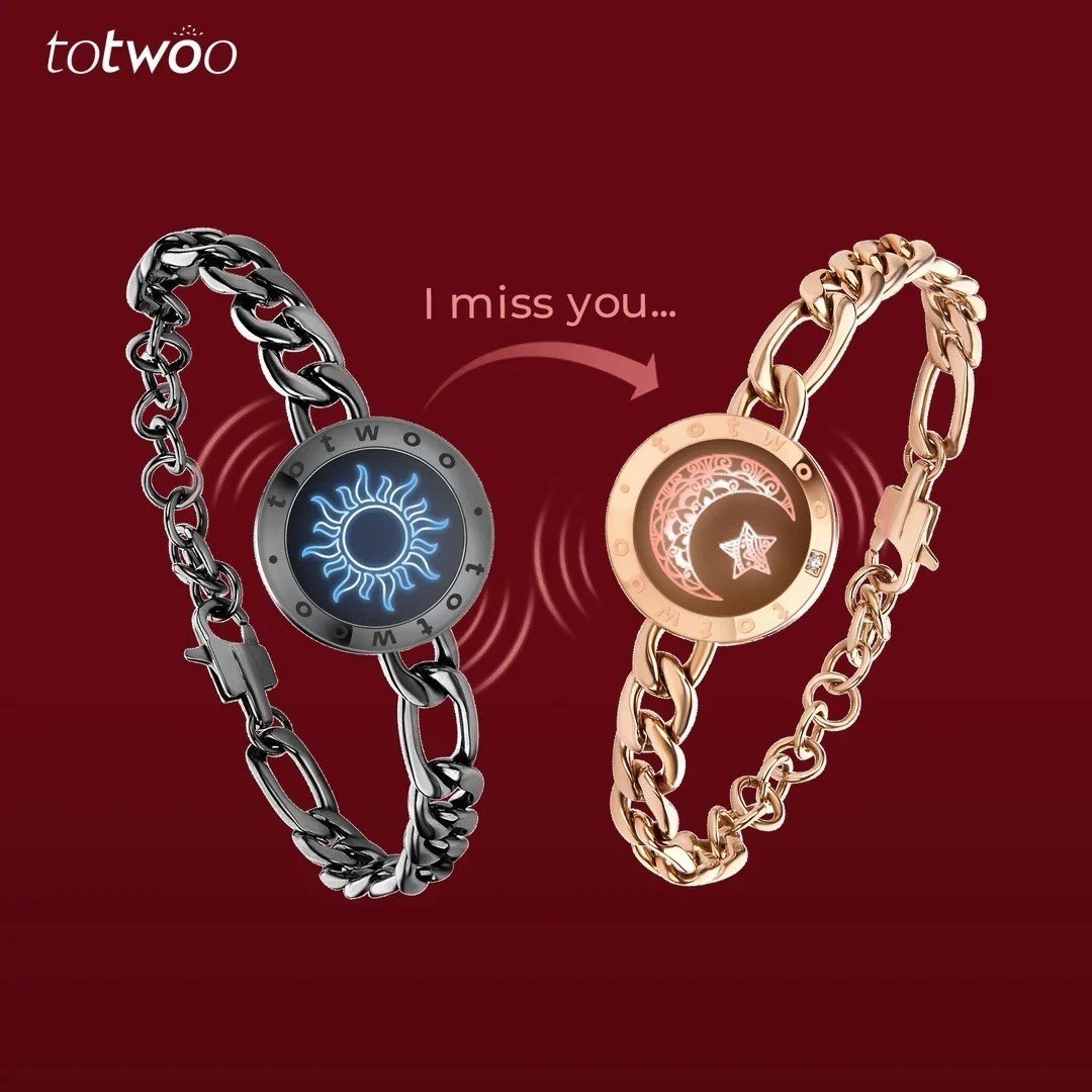 Totwoo Long Distance Relationship Bracelet for valentines Boyfriend’s Gift