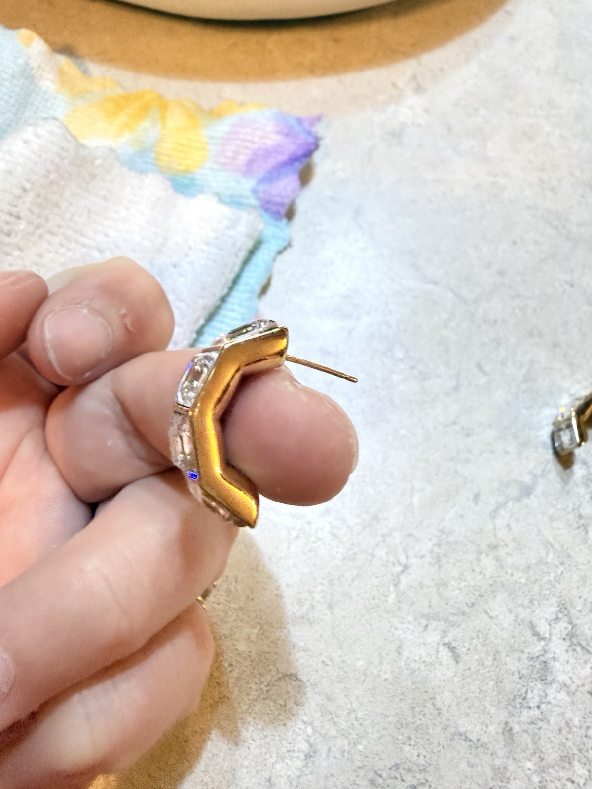 Aretes vintaje de Swarovski