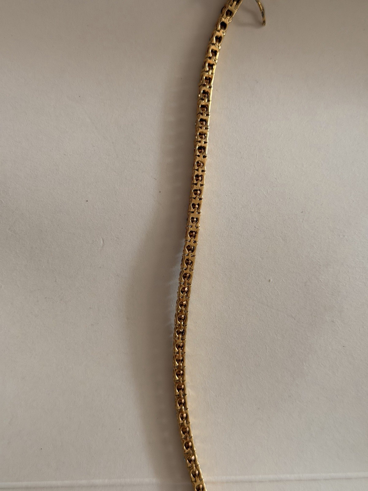 Joan Rivers Classics Simulated Indian Sapphire Tennis Bracelet 7.5” NOS w/ Box