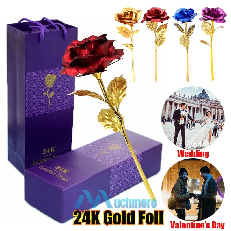 Galaxy Rose Forever Flower in Dome Glass LED Light Valentine’S Day Birthday Gift