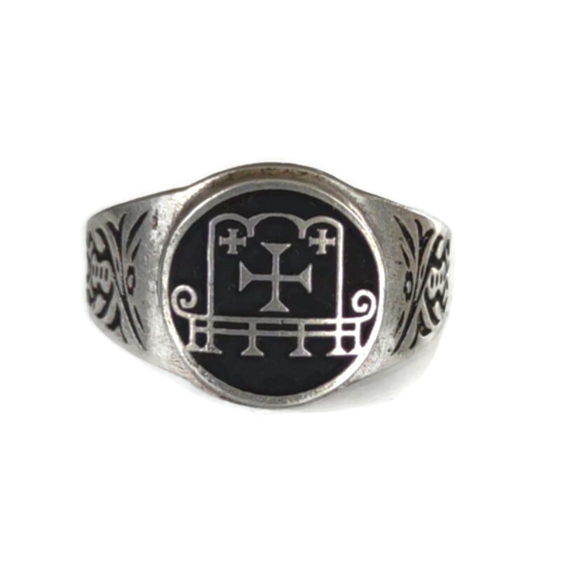 #8 Goetia Barbatos Seal ring from King Solomon 72 Demons + Optional pendant