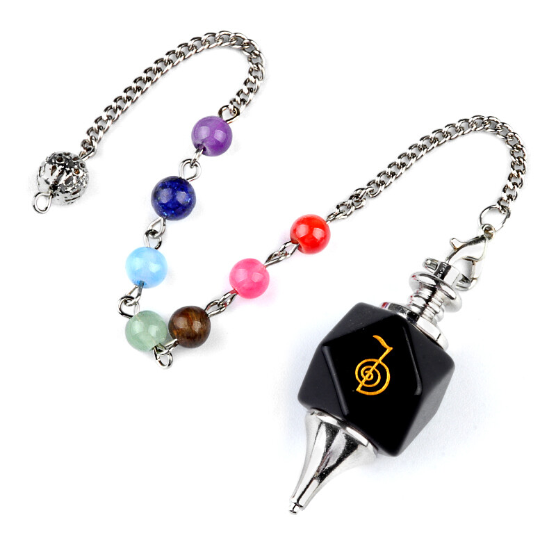 Crystal Pendulums for Dowsing Spiritual Pointed Stone Witchcraft Divination Tool