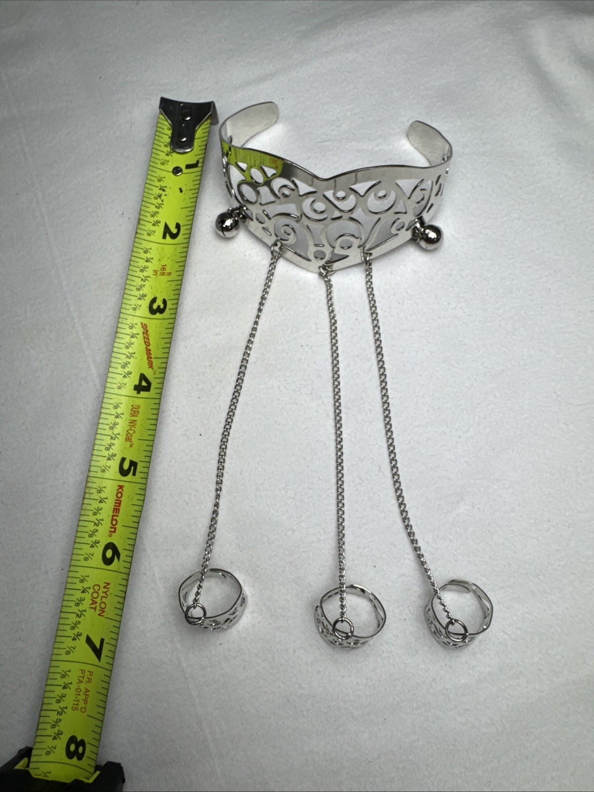 Bracelet Harness Hand Chain-Alloy Bangle Finger Ring Gold/Silver Slave Chain Rin