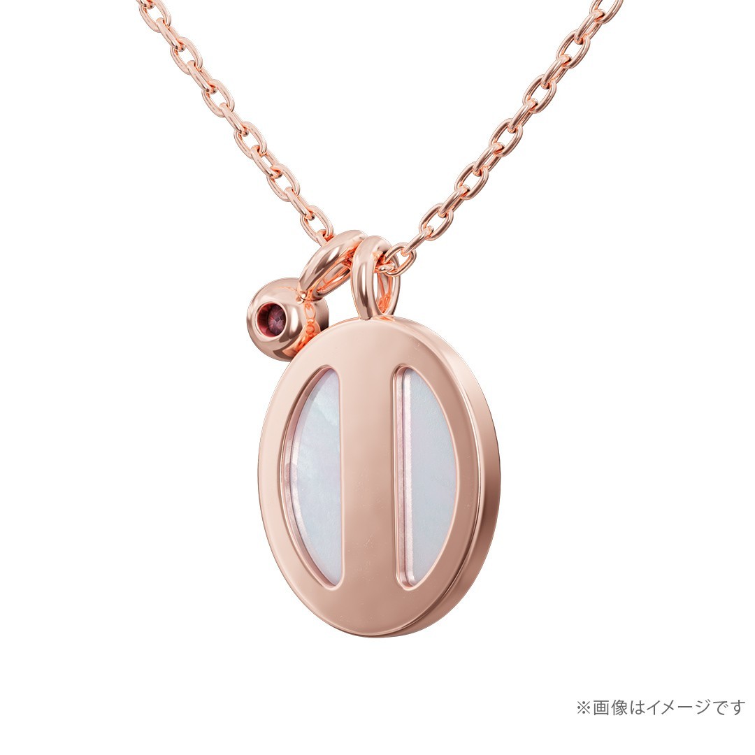 U-Treasure Pokémon Sylveon Shell Necklace Silver Pink Gold Plated From JAPAN
