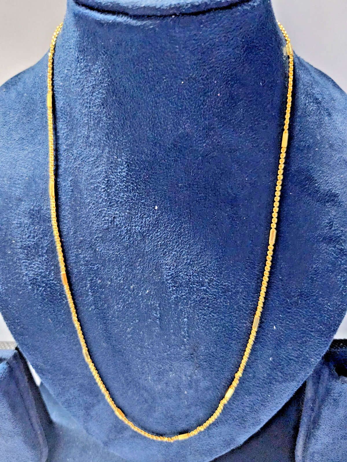 CHAIN Venetian Link LUXURY Gold filled PREMIUM SLEEK 0.2X55CM /6-GRAMS/UK/S