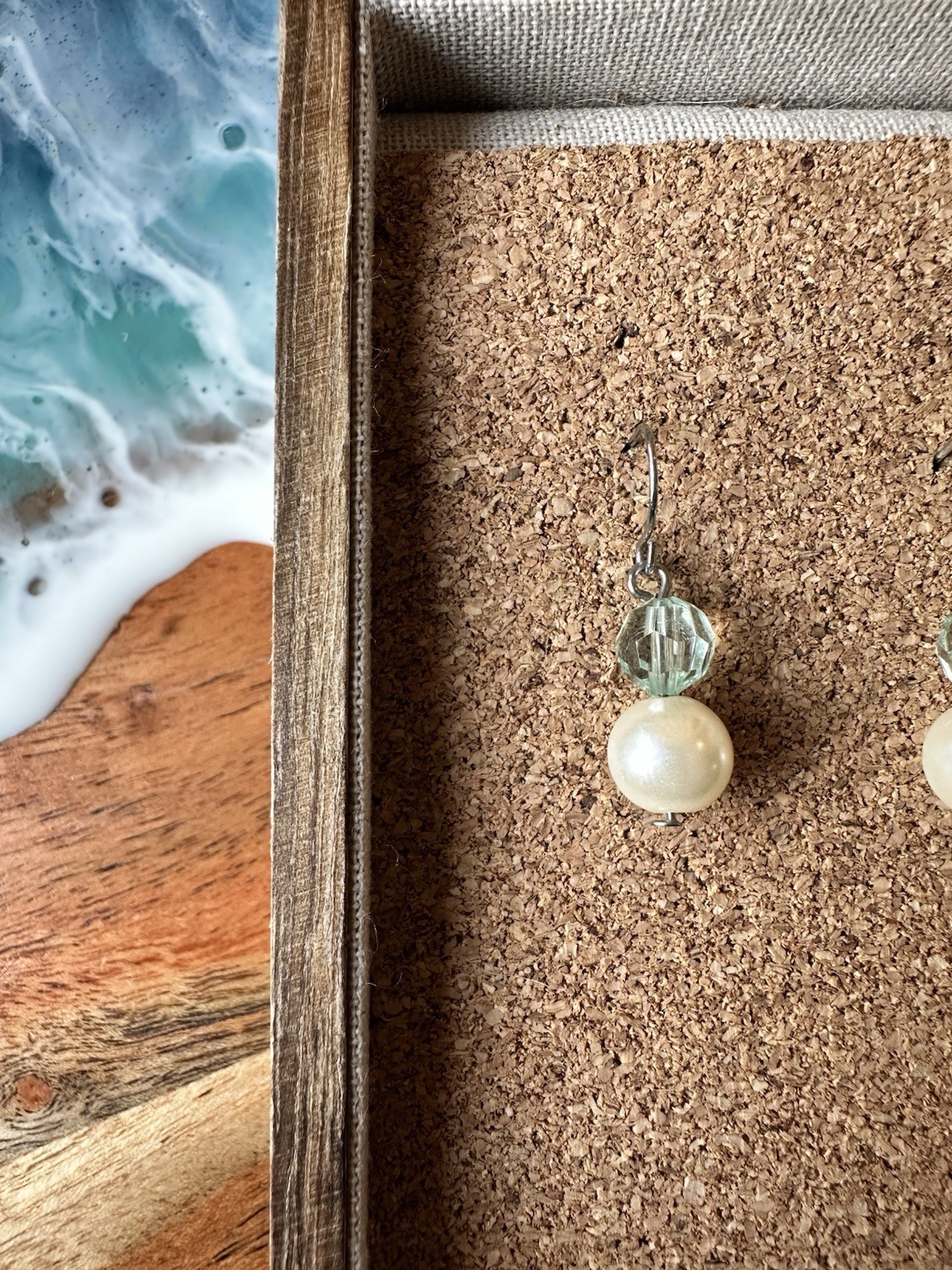 Pearl & Crystal Earrings Lot, Silver Tone, Drop/Dangle/Stud, Hook Closure