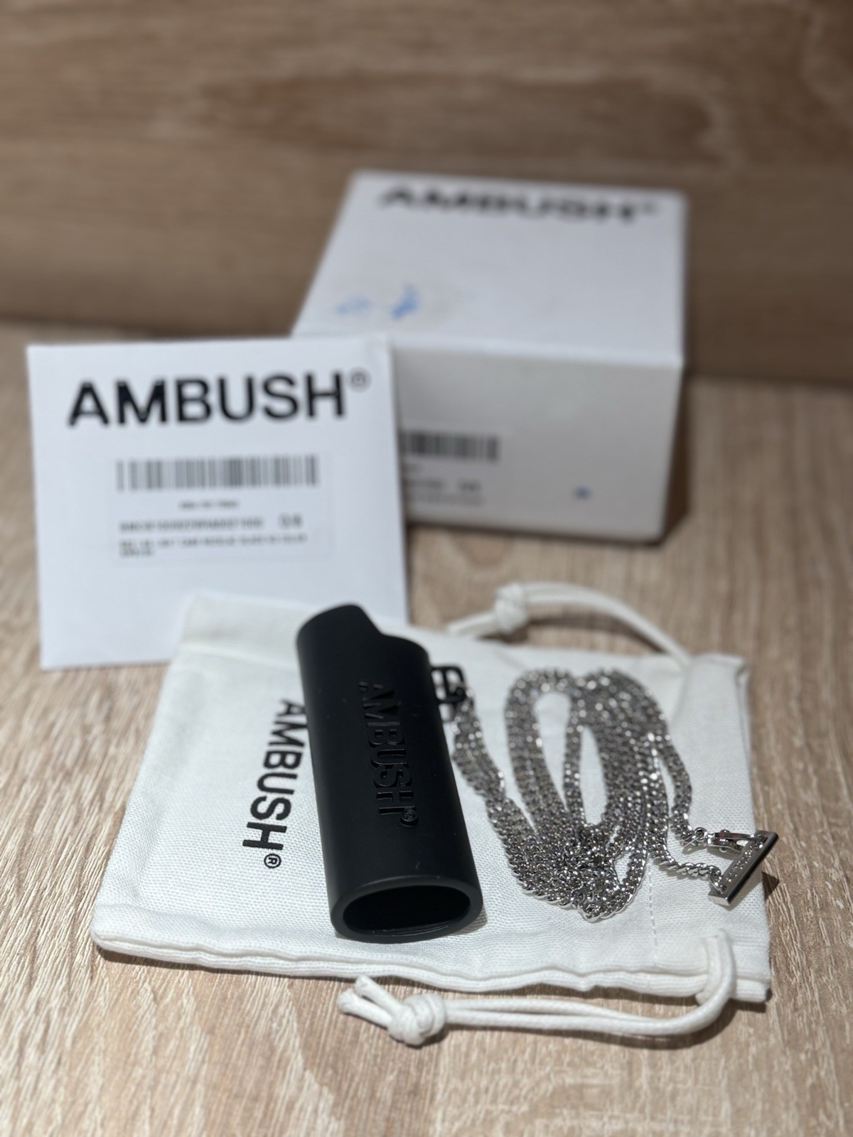 Ambush Lighter Necklace New Boxed Designer Jewellery Quirky Statement Piece (c