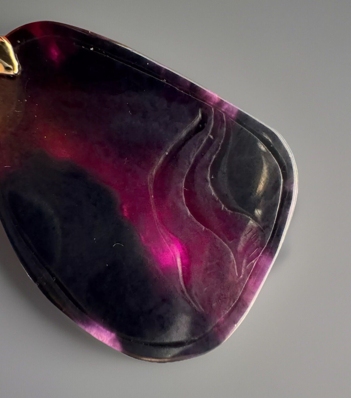 Special Rare Colorful Natural Sugilite Hand-carved Pendant Unique Color 5.7g
