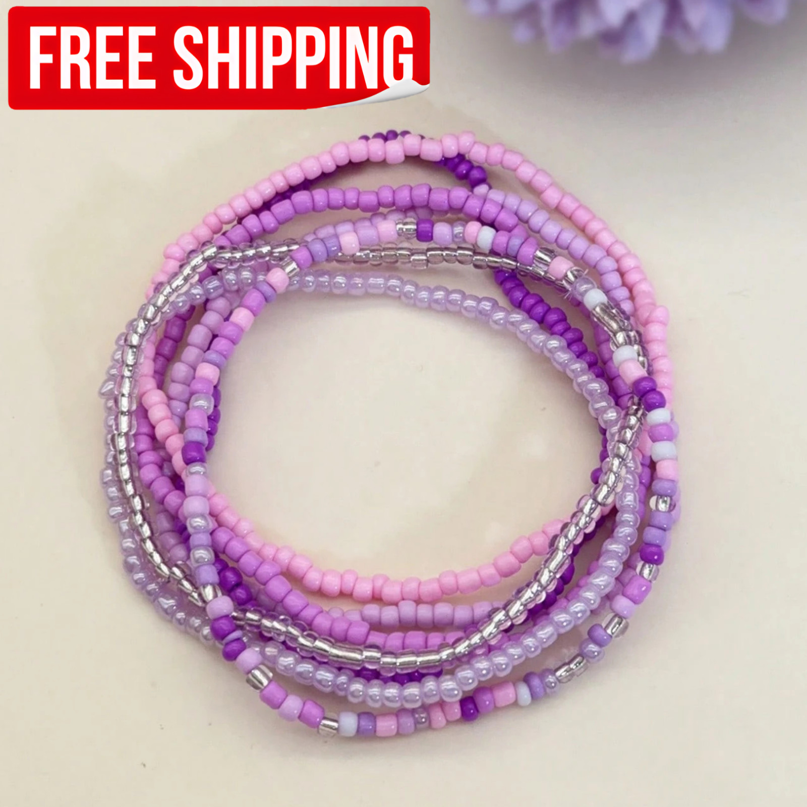 Boho Handmade Beaded Anklet Bracelet Adjustable Beach Summer Anklet for Women US