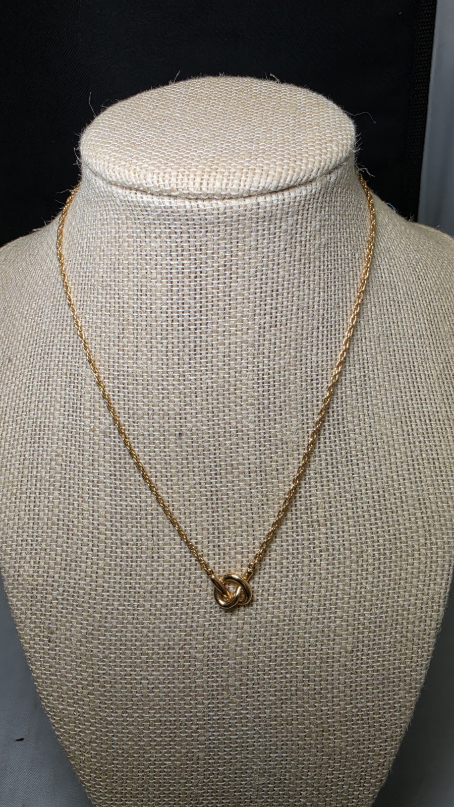 Ladies Girls Women Golden Knot Necklace | Minimalist Necklace Made By Hallmark