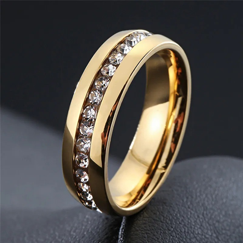 Silver Plated Ring Women’s Mens Jewelry Titanium Rings Wedding Lab-Created
