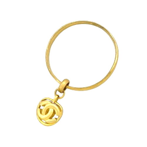 Authentic CHANEL 96P CC Logo Swing Gold Bangle Bracelet – DDP Included – Summer