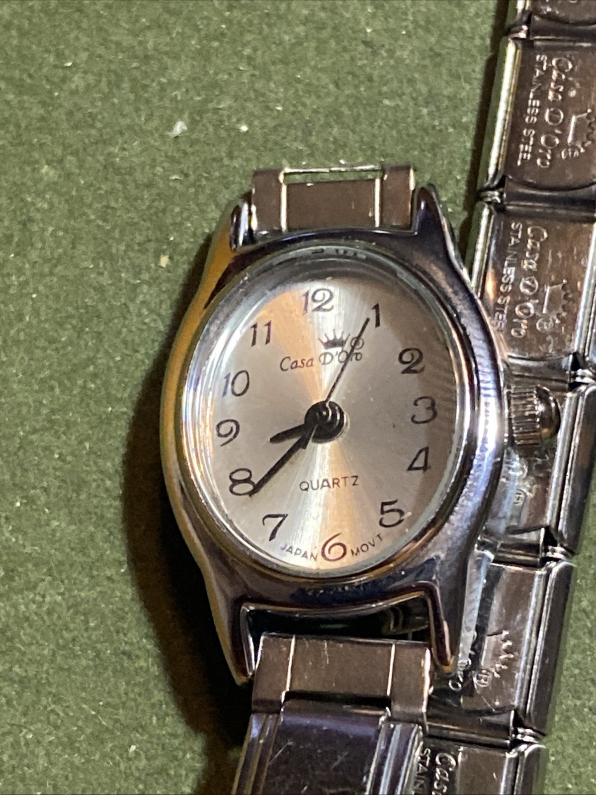 Lot Of 4 Vintage Casa D’oro Watches Stainless Steel Japanese Woman’s