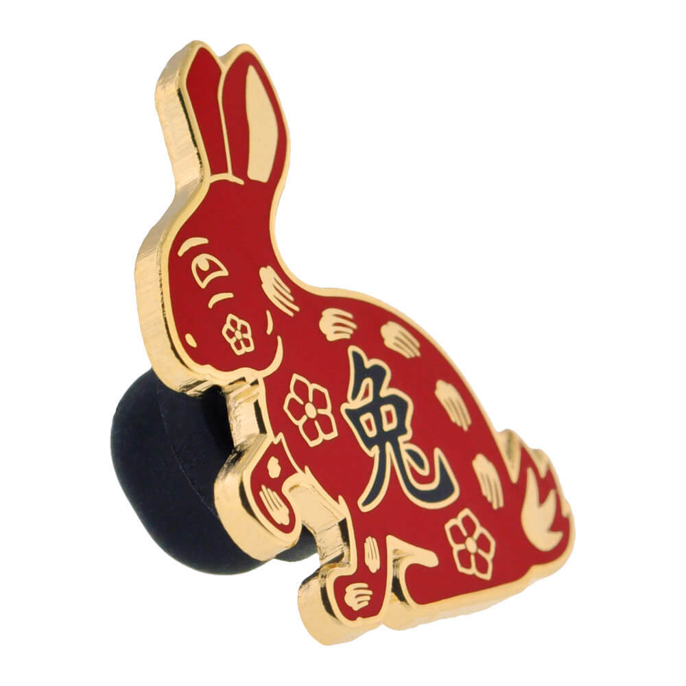 PinMart’s Chinese Zodiac Year of the Rabbit New Year Enamel Lapel Pin