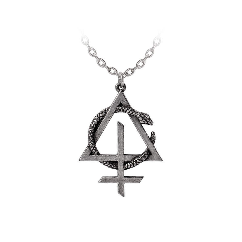 Alchemy of England Behemoth Opvs Contra Natvram Pendant Pewter Necklace PP526