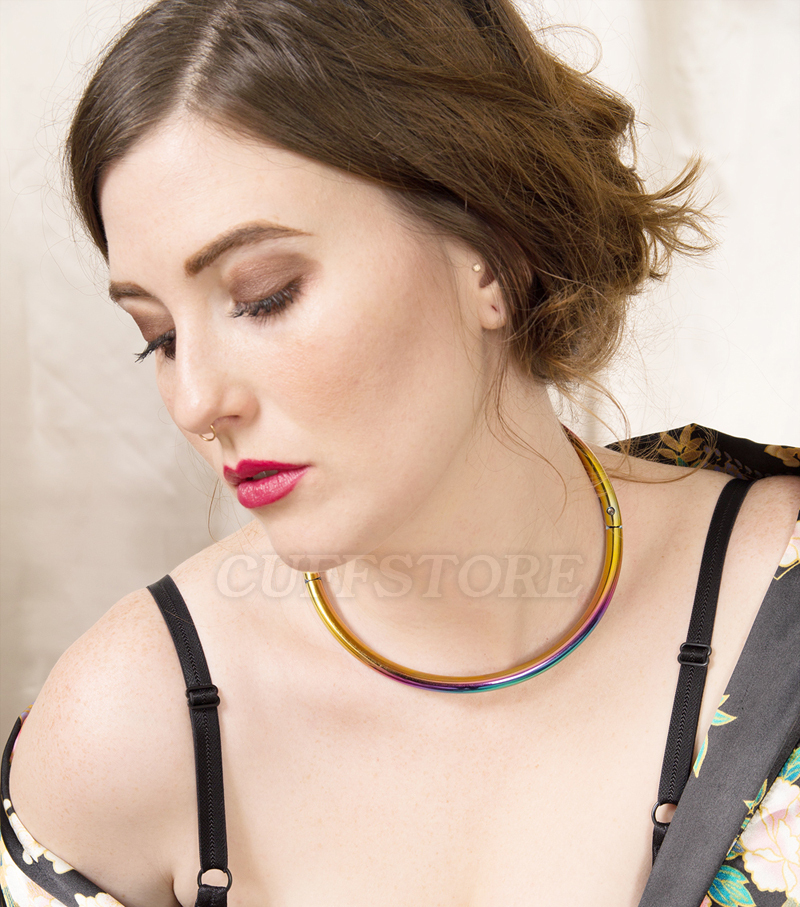 15″ Eternity Rainbow Radiance Day Collar Necklace More Sizes Available