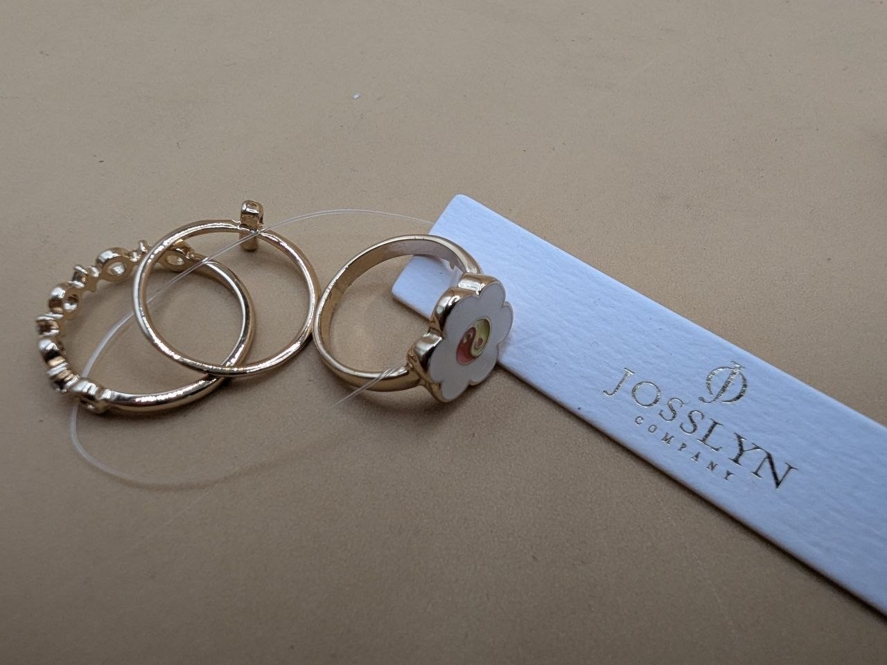 2020s Josslyn Costume Jewelry Earrings Lot Wood Bead Wristlet Keychain Tassel