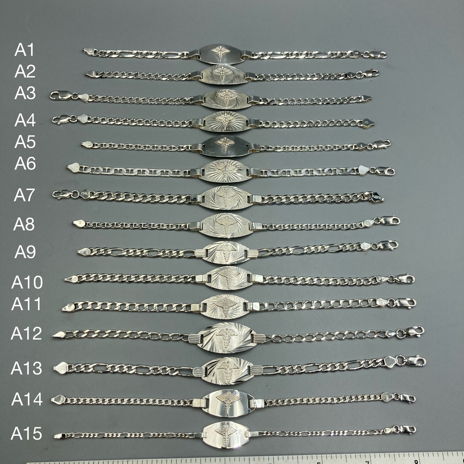 Sterling Silver Medic Alert Bracelets Free Engraving