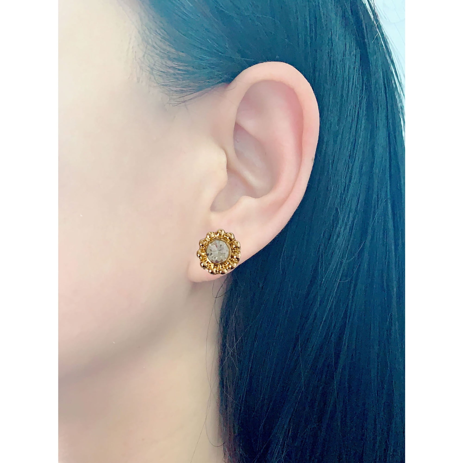 No Boundaries Neutral and Gold Earring Set for Adults and Teens, 18 Pack