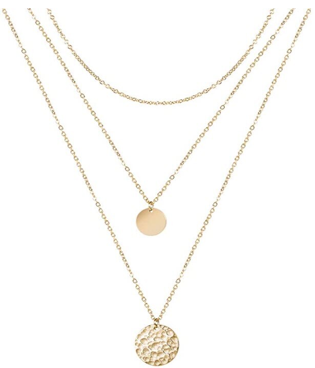 Multi Layered Pendants in Gold Makes for a Spectacular Night Out