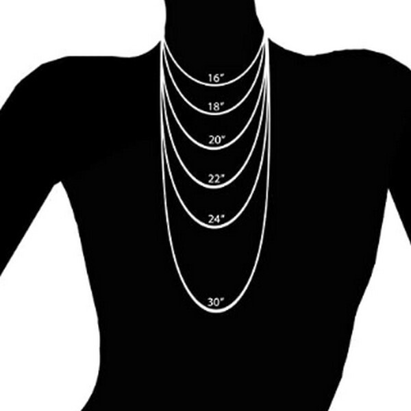 Stainless Steel Chain Diamond-Cuts Twisted Singapore 18″ Anti Tarnish 2.0mm New