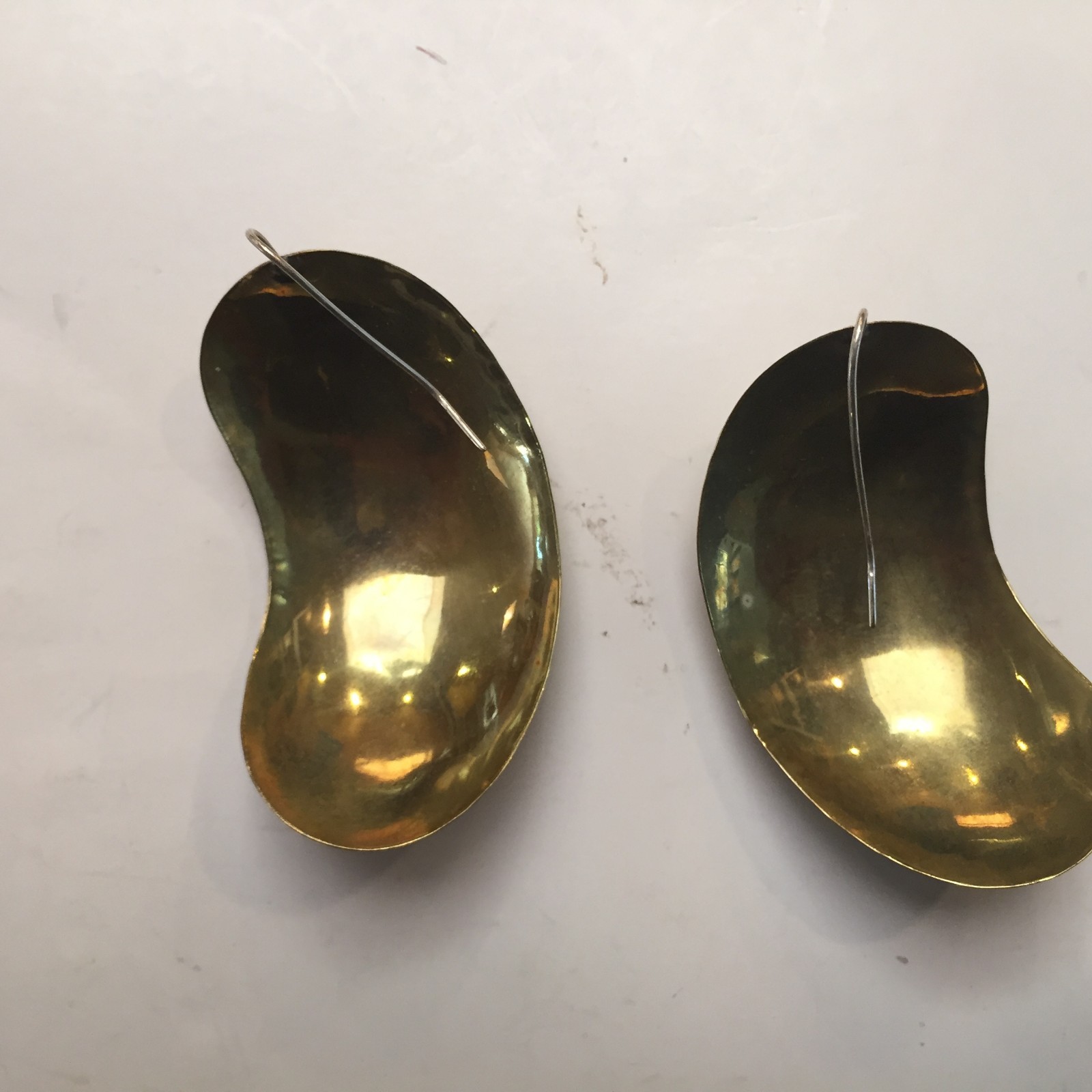 Vintage Retro Earrings ~ Metal ~ 4 sets ~ Details in condition & Description