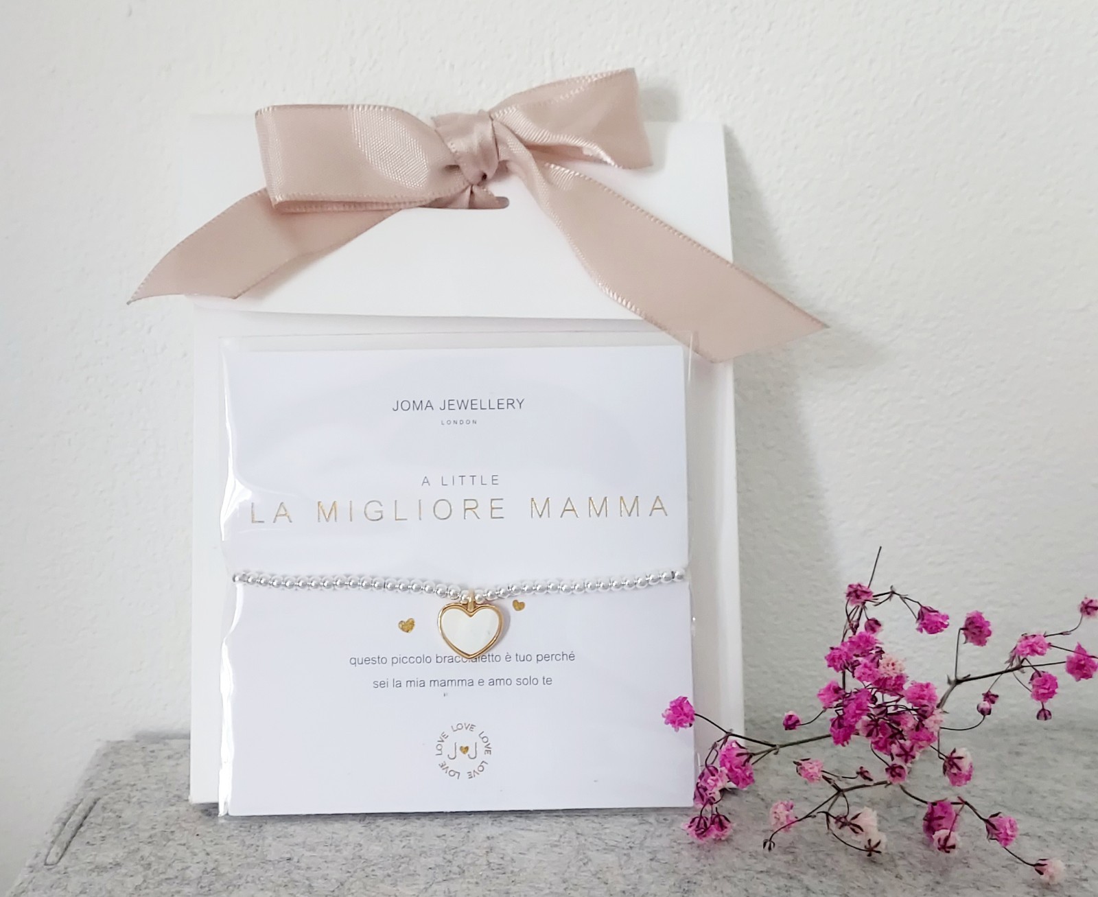 Joma Jewellery A Little La Migliore Mamma (italian)Best Mum bracelet