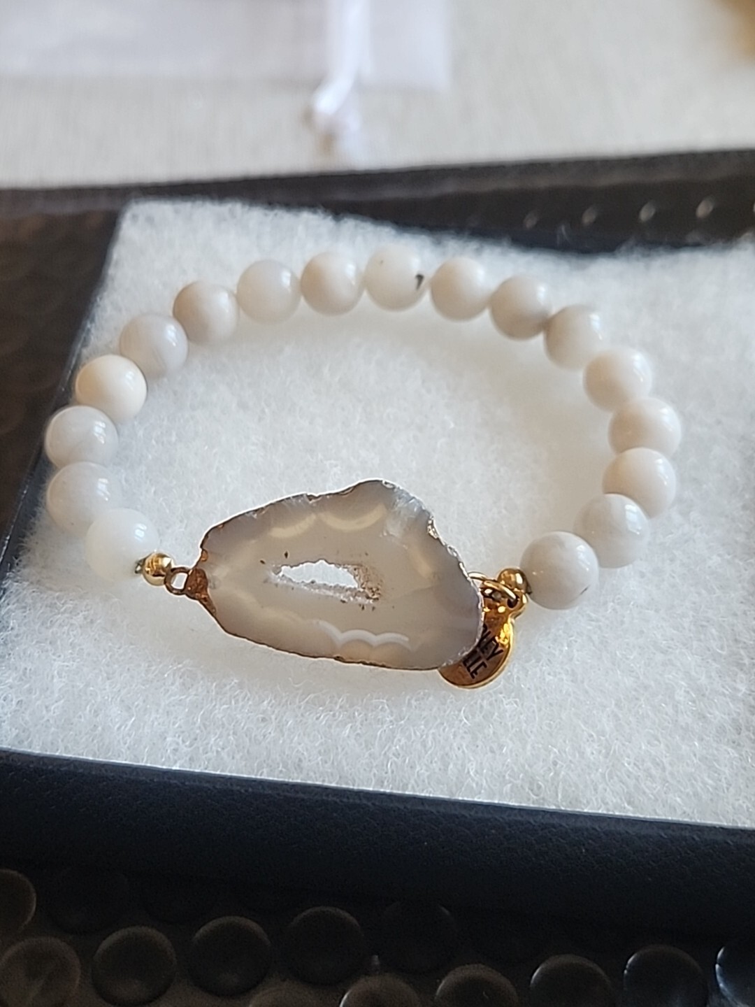 kinsley armelle bracelet Milky Quartz