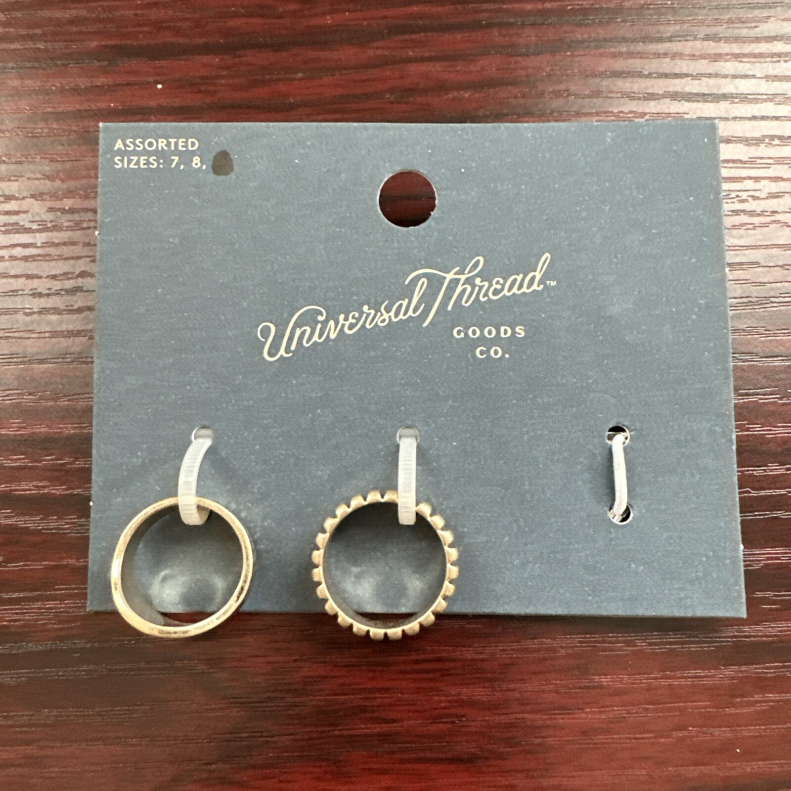 Universal Thread Good Co. Women’s Jewelry Ring Set Size 7,8