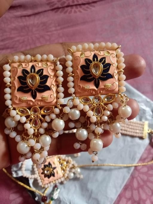 Indian Bollywood Woman &Girls Fancy latest design Allure Graceful Jewellery Set