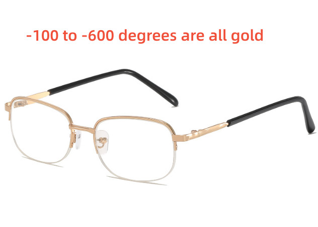 New Myopia Eyeglasses Rimless glasses Short Sight Glasses Nearsighted -1.0~-20.0