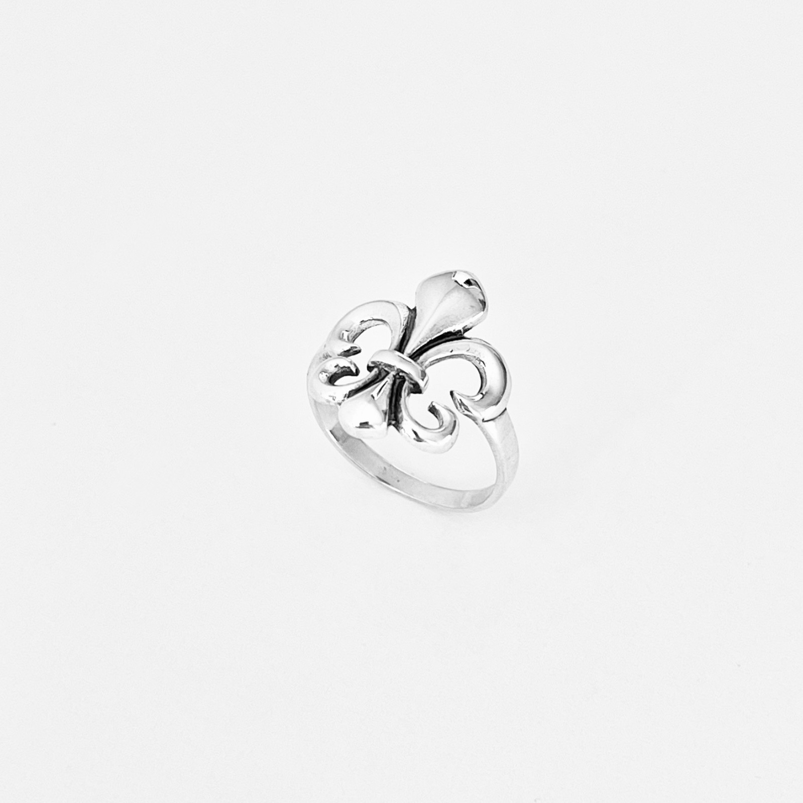 Sterling Silver Fleur De Lis Ring, Saints, Silver Rings, Lily Flower, France