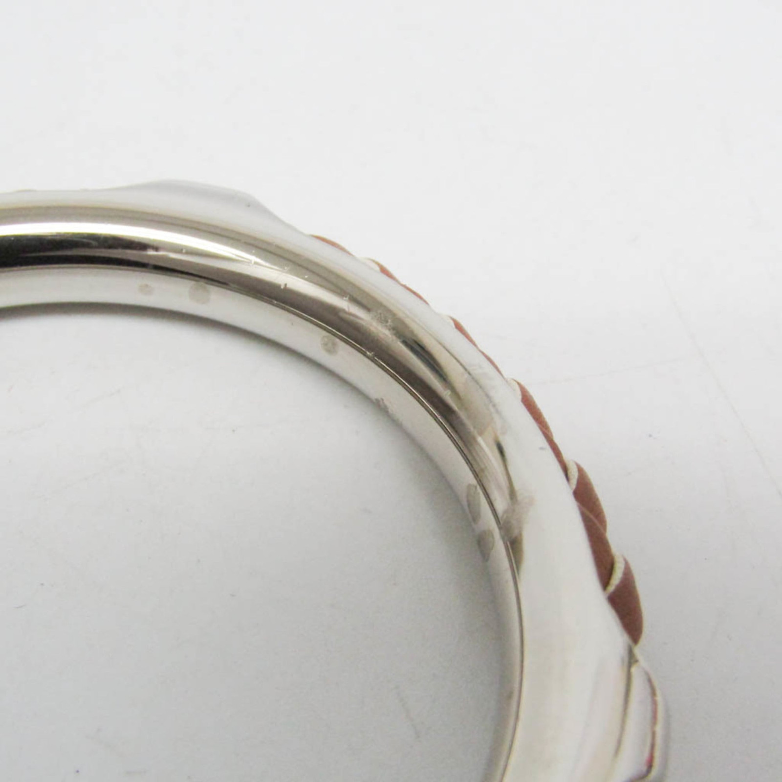 Hermes Loop Grand Kyoto Tresse Metal,Swift Leather Necklace