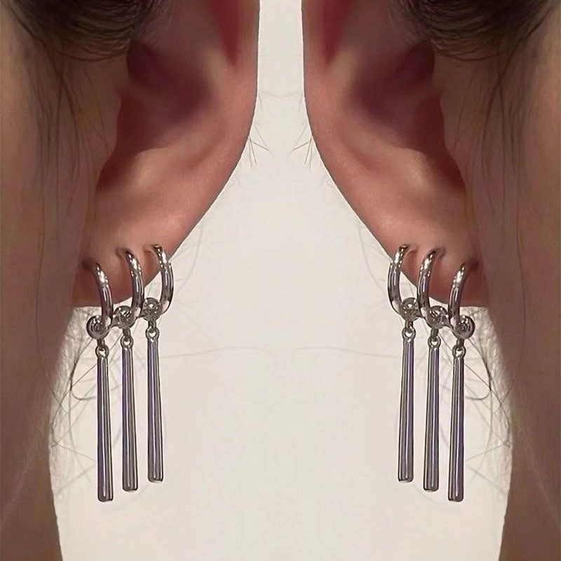 1Pair One Piece Zoro Anime Earrings Women Men Cosplay Earrings Piercing Jewelry
