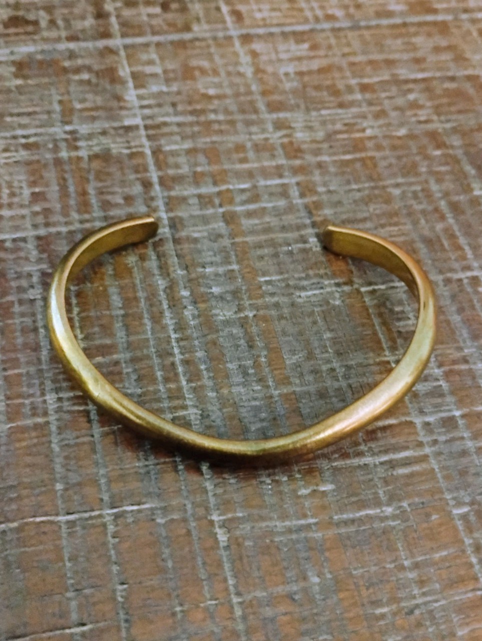 Vintage Brass tone Cuff Bracelet Twisted Boho Style Fashion Jewelry